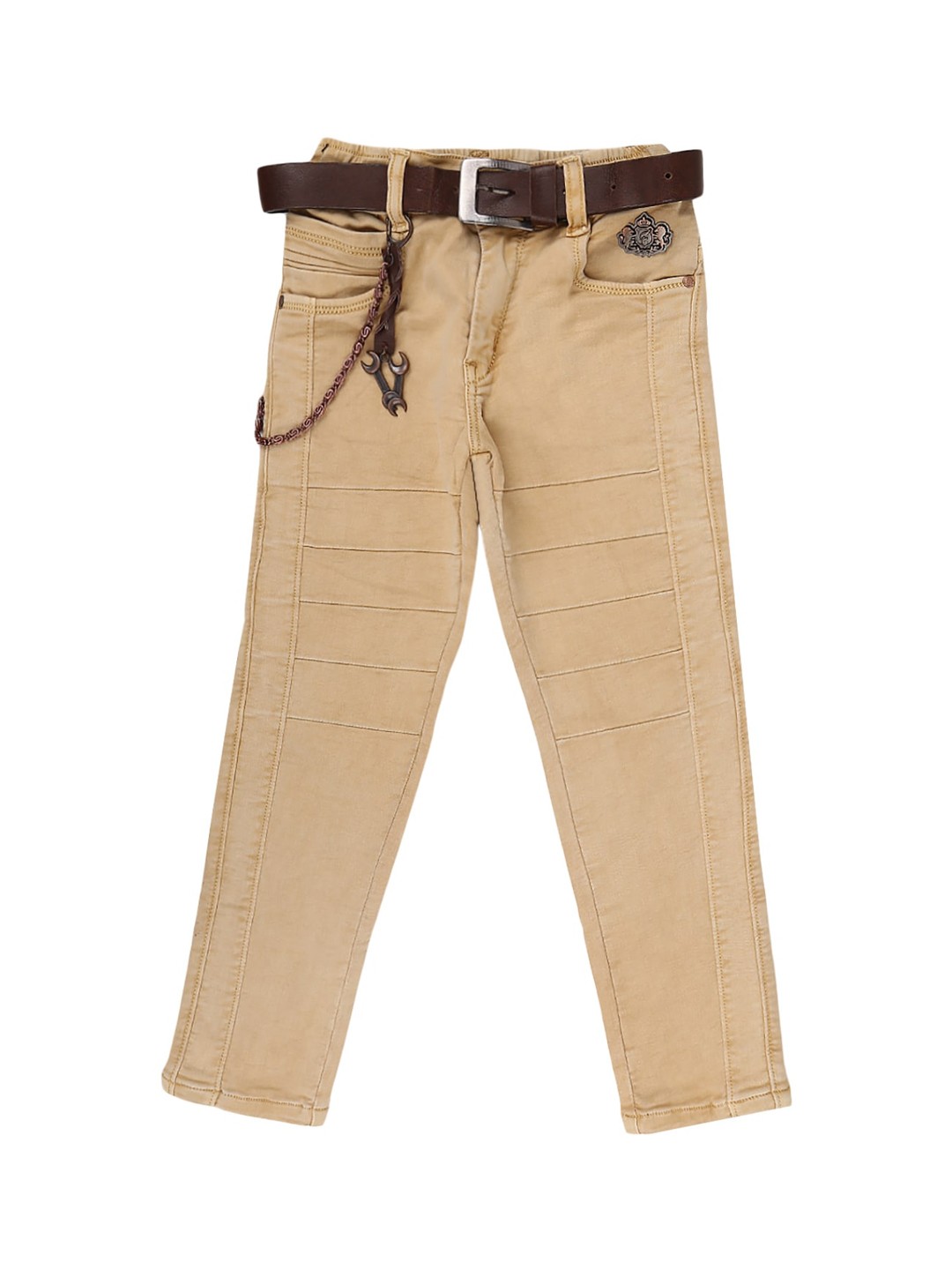 

V-Mart Boys Brown Classic Cotton Jeans
