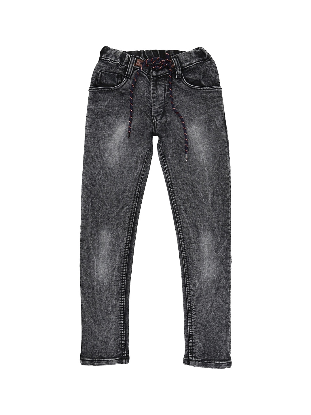 

V-Mart Boys Black Regular Fit Classic Heavy Fade Jeans