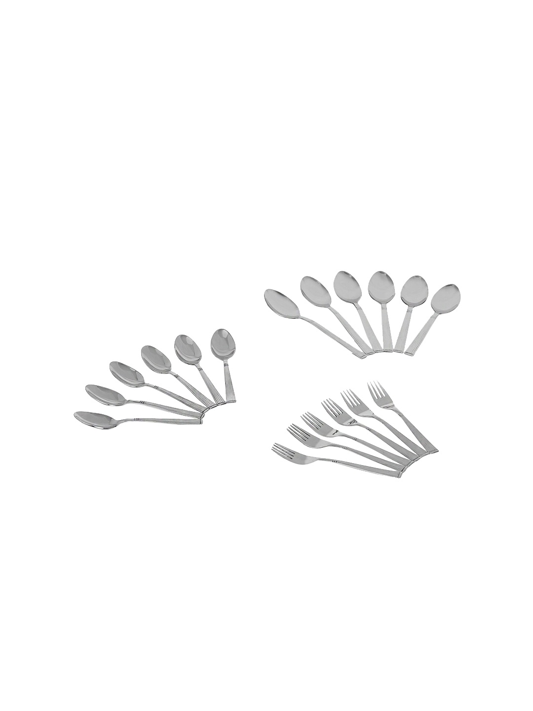 

Home Centre Silver-Toned Stainless Steel Set of 18 Cutlery