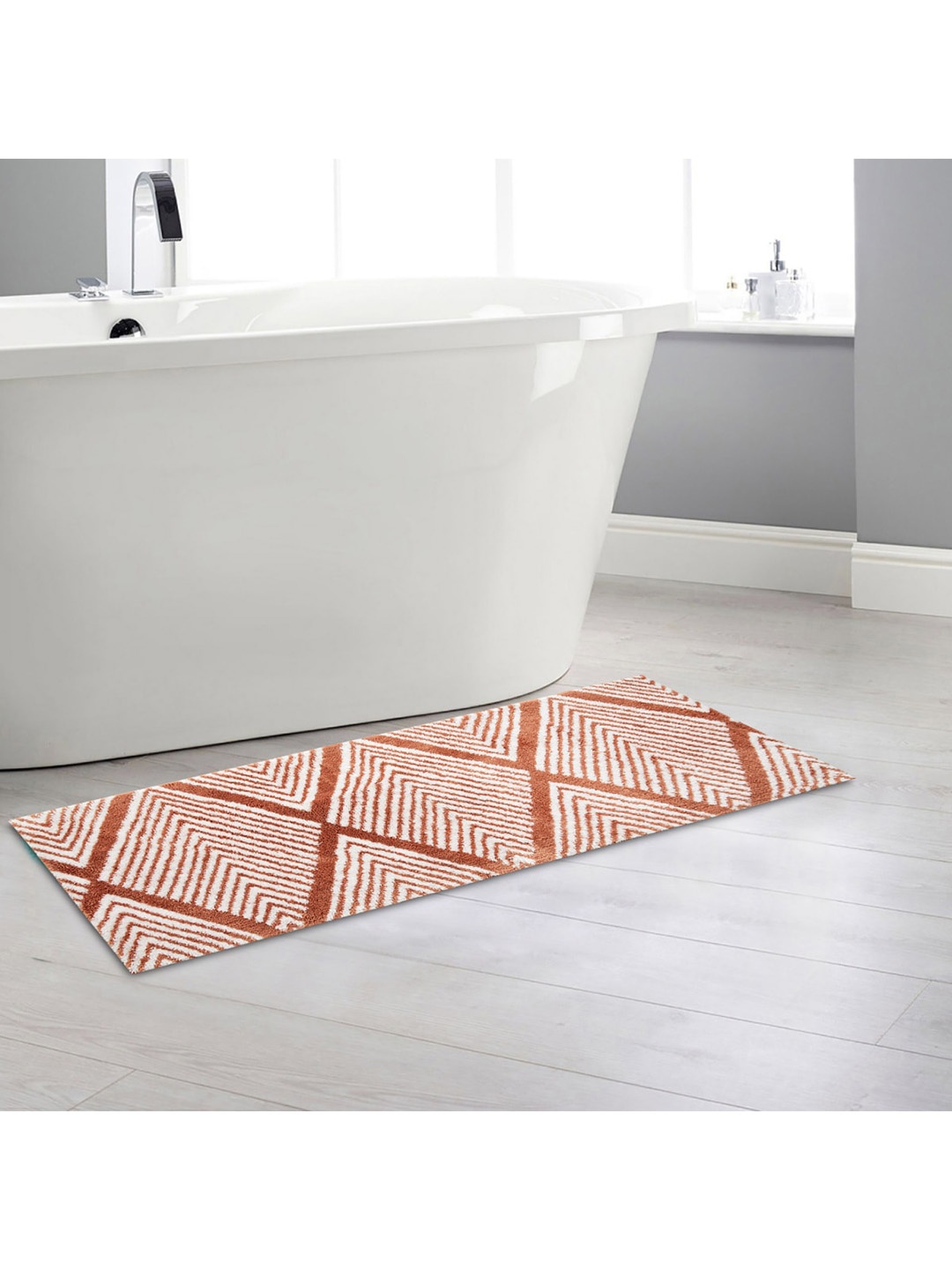

Home Centre Brown Textured Anti-Skid Bath Runner