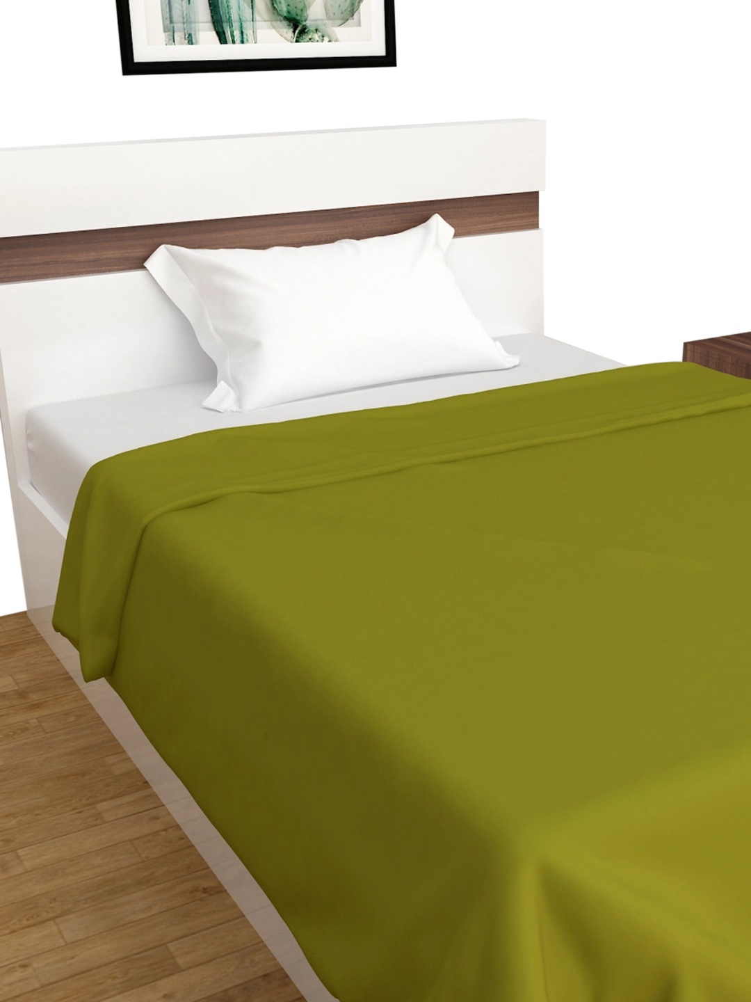 

Home Centre Mild Winter 350 GSM Single Bed Blanket, Olive