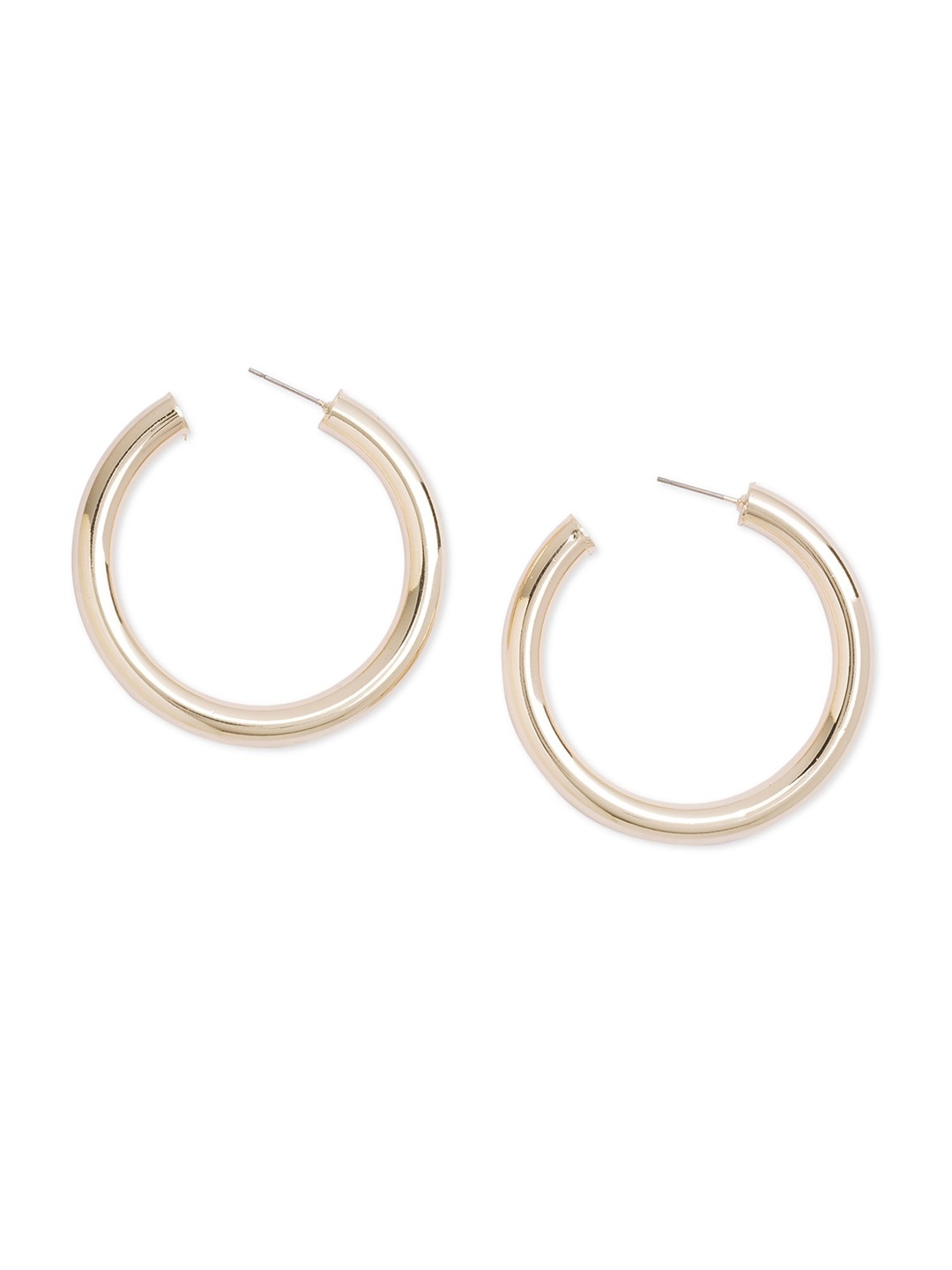 

Blisscovered Gold-Toned Circular Hoop Earrings