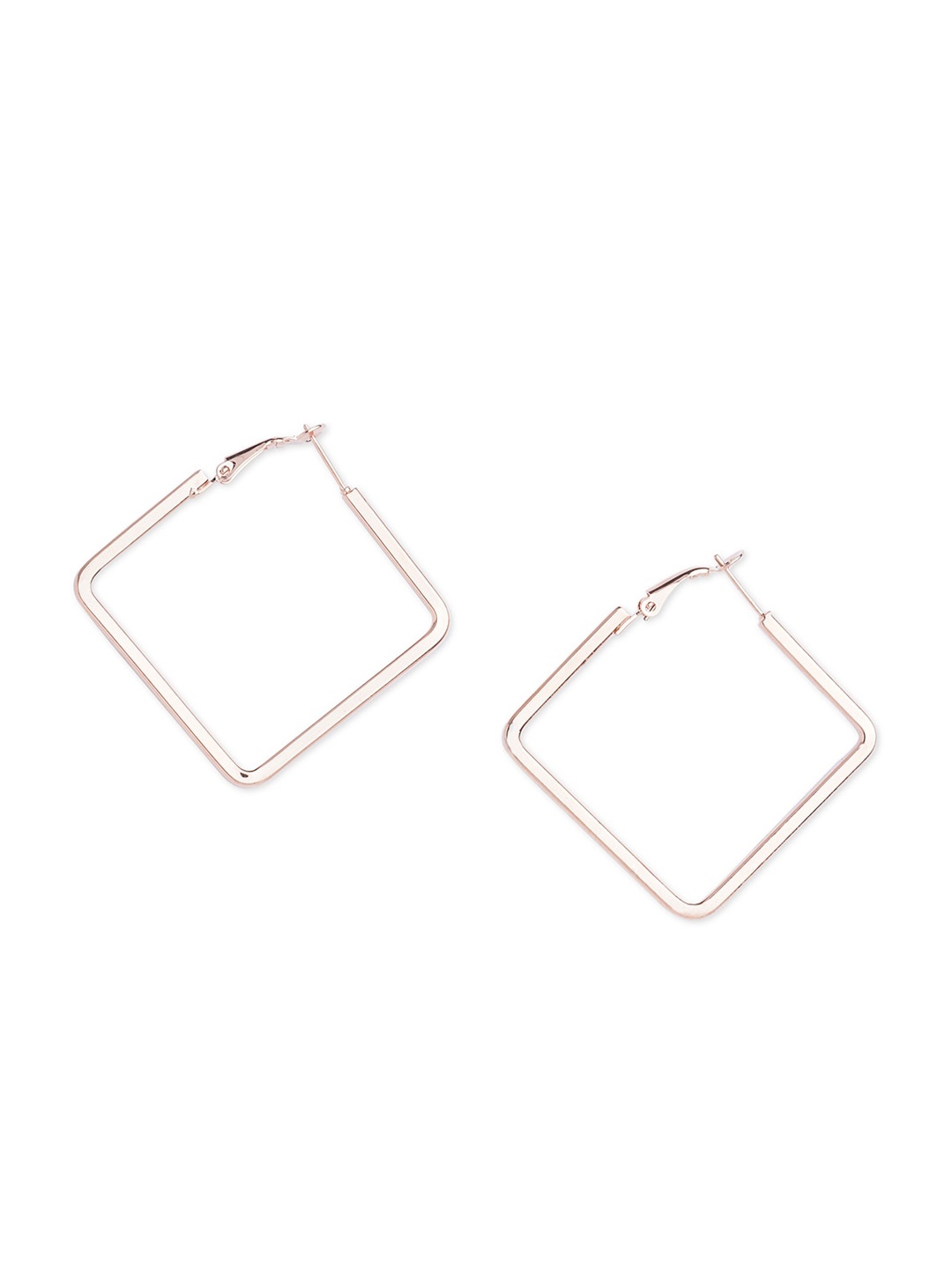 

Blisscovered Gold-Toned Contemporary Hoop Earrings