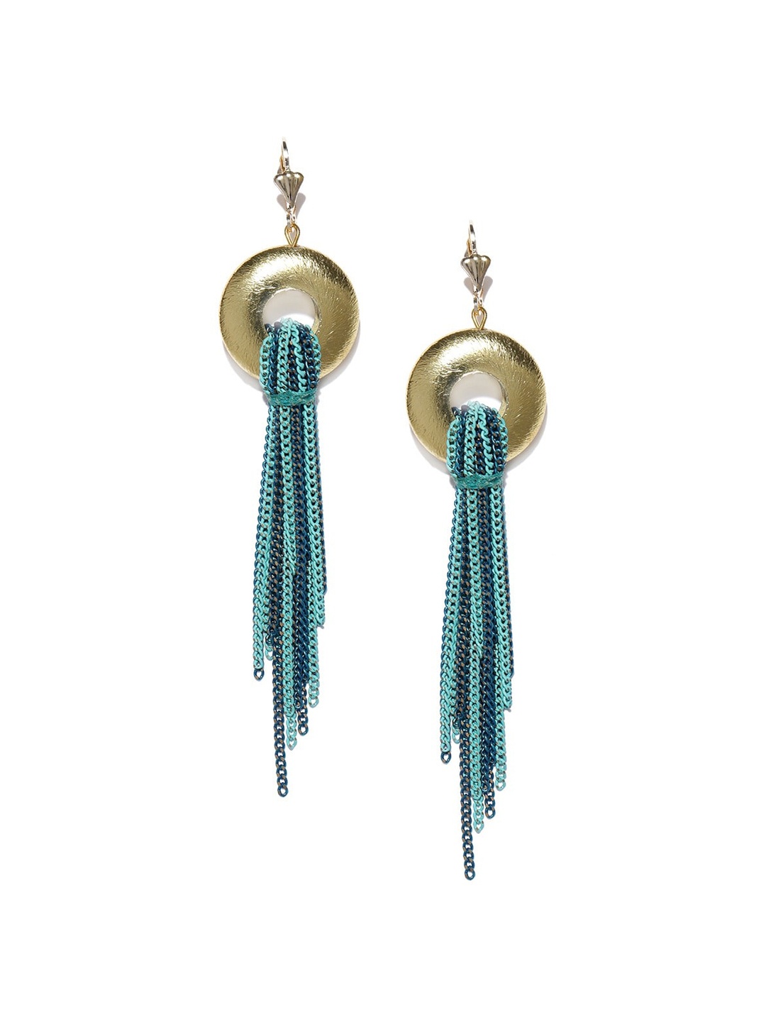 

Blisscovered Turquoise Blue Contemporary Drop Earrings