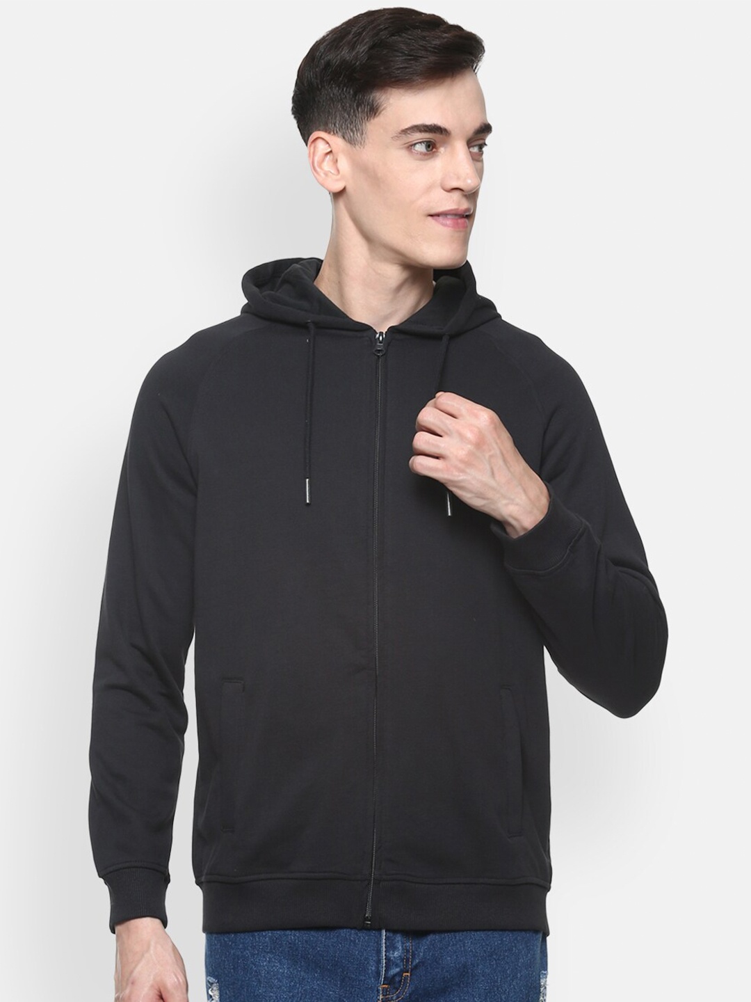 

Van Heusen Sport Men Charcoal Grey Hooded Sweatshirt