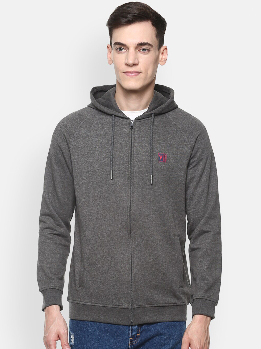 

Van Heusen Sport Men Grey Hooded Sweatshirt
