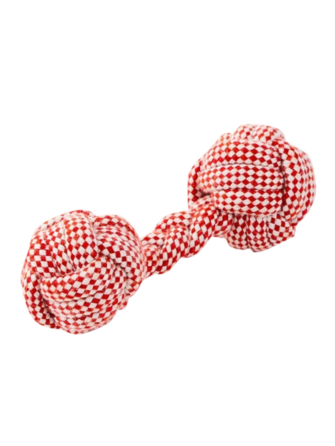 

thepawpstarco Red The Dumbbell Rope Toy
