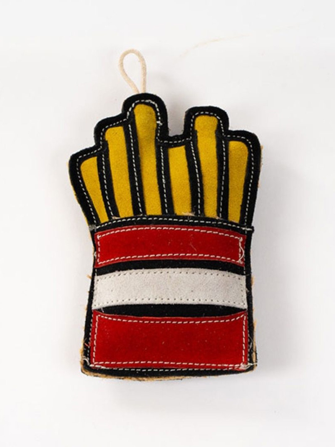 

thepawpstarco Red & Yellow The Fries Dog Chew Toy