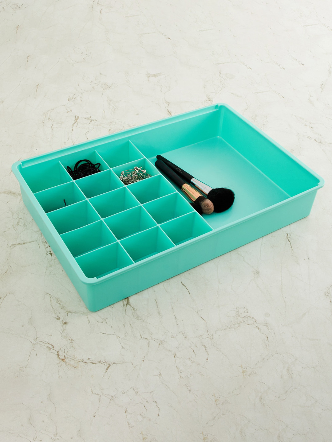 

Home Centre Green Drawer Organiser with 16 Compartments