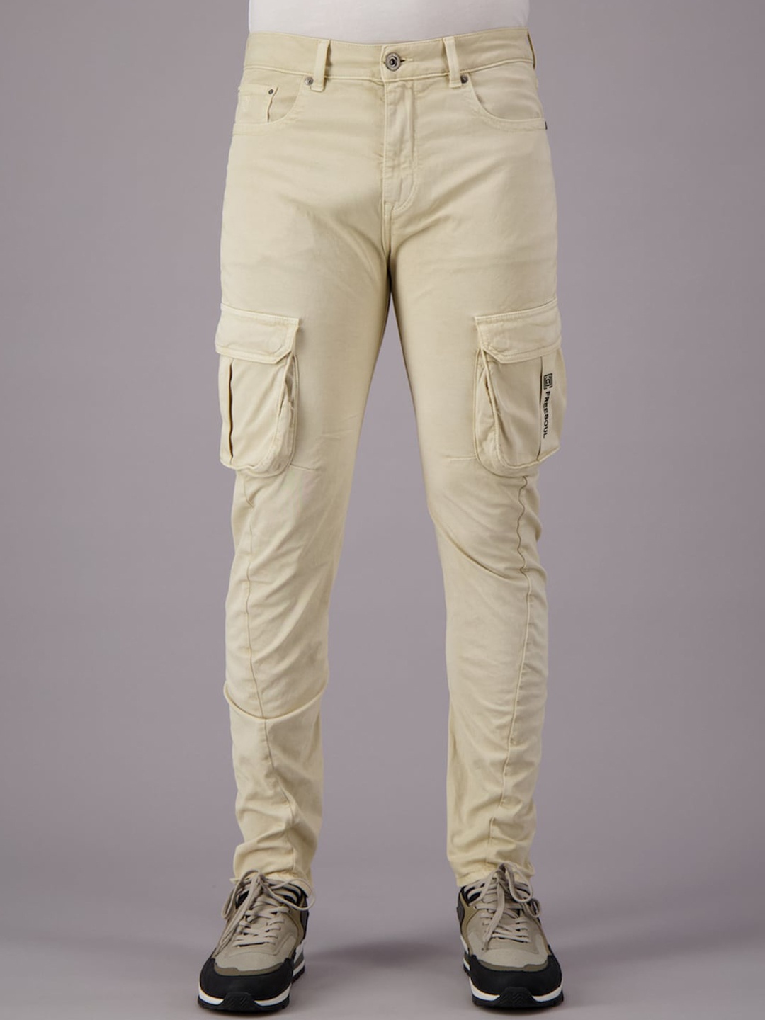 

FREESOUL Men Beige Jeans