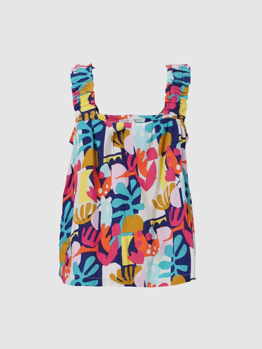 

KIDS ONLY Girls White & Pink Printed Top