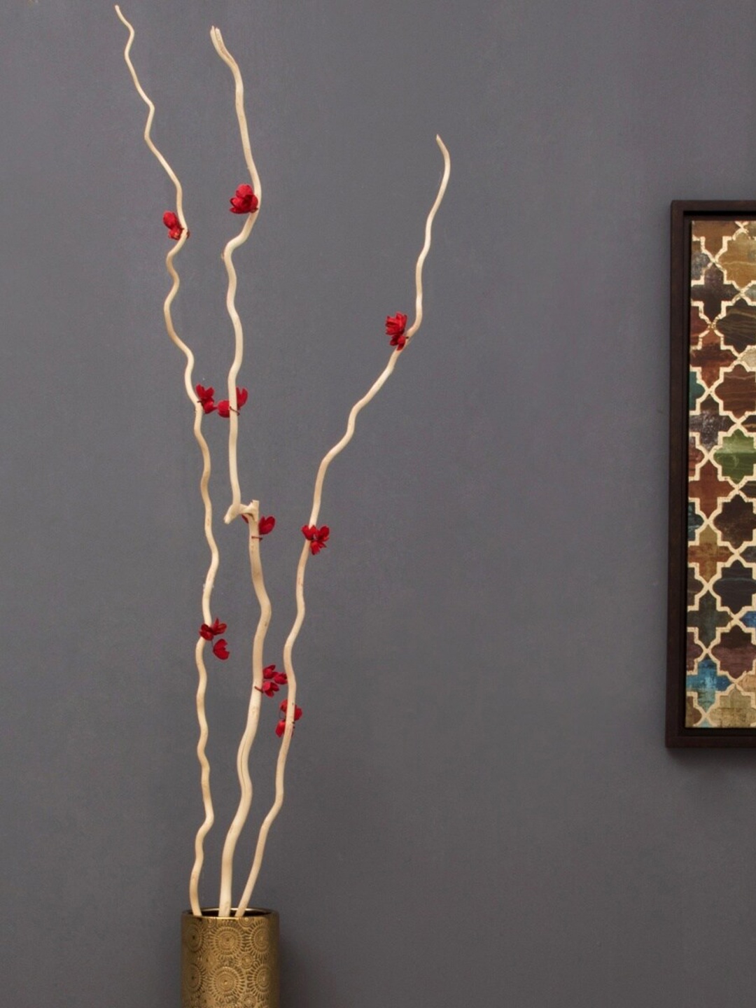 

Home Centre Red & Beige Artificial Flower