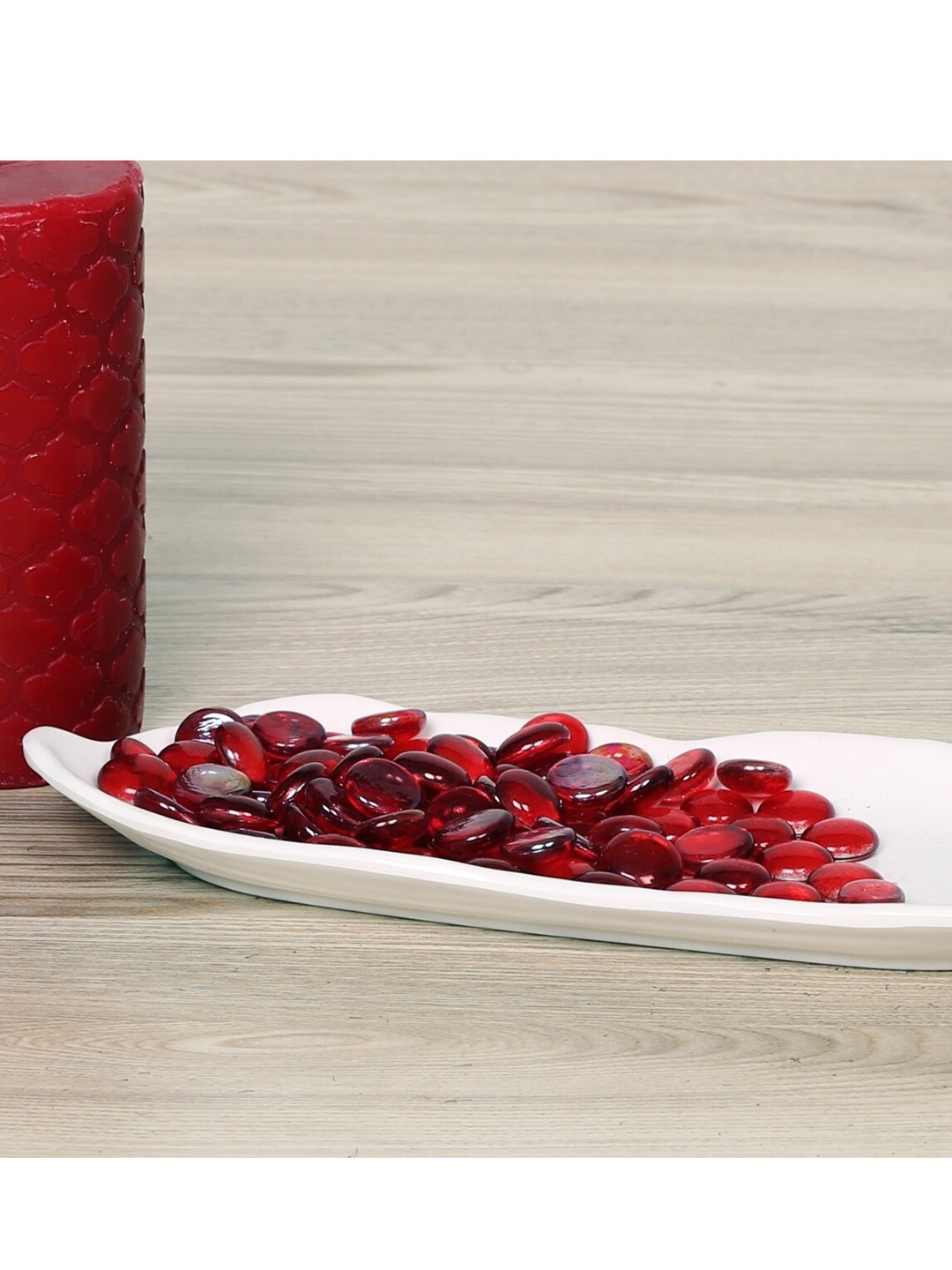 

Home Centre Red Helios Box Of Scented Glass Pebbles