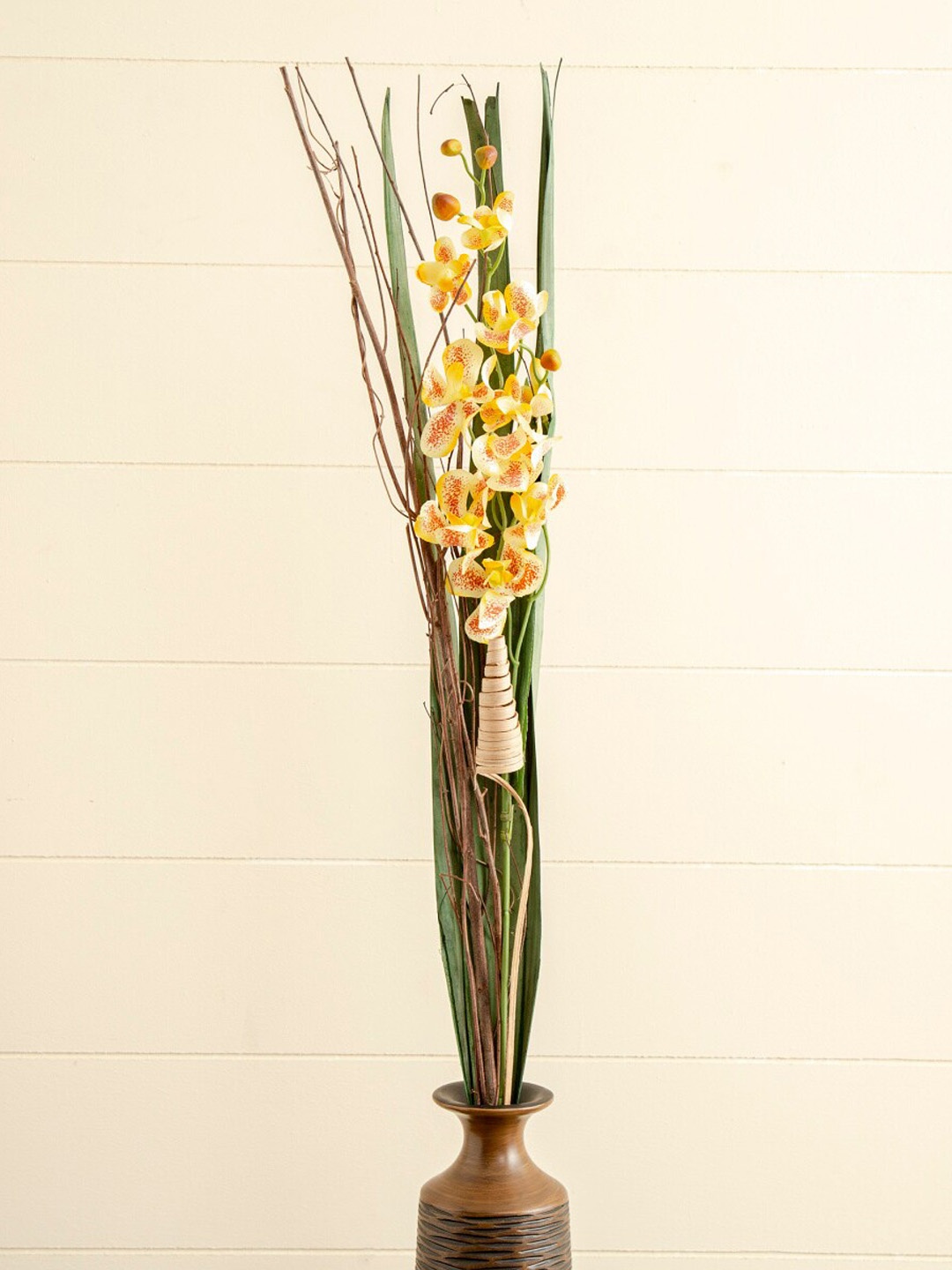 

Home Centre Yellow Botanical Artificial Orchid Flower