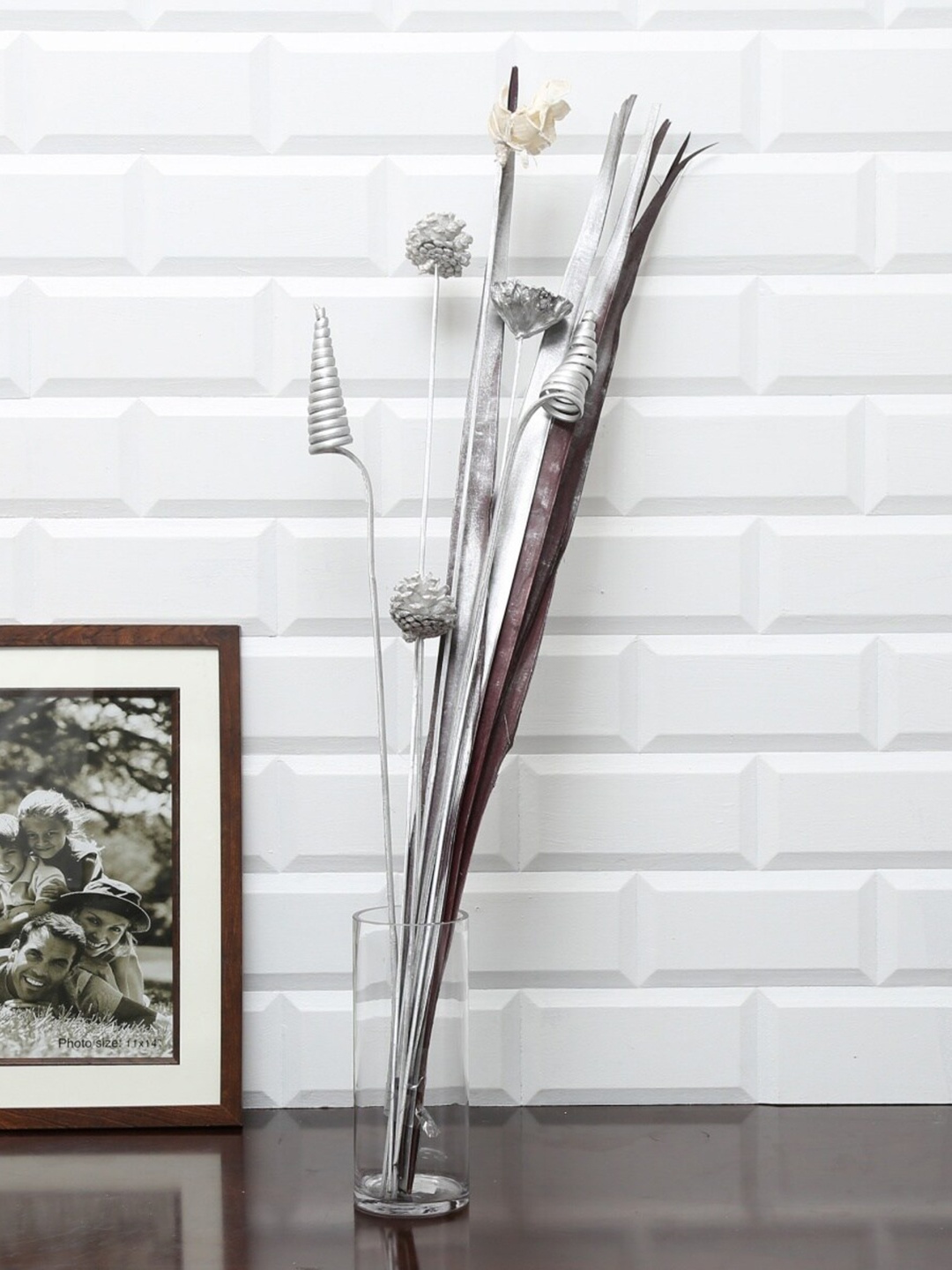 

Home Centre Silver-Toned Artificial Flower