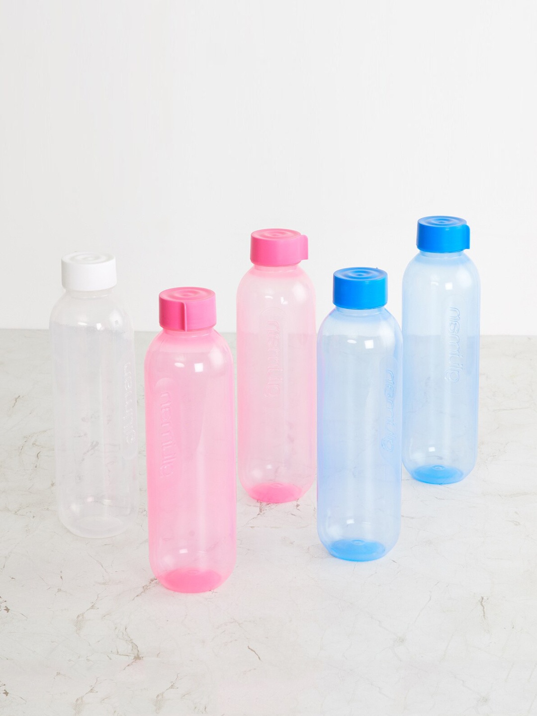 

Home Centre Corsica Claro Set of 5 Multicolor Water Bottle - 1.1 L, Red