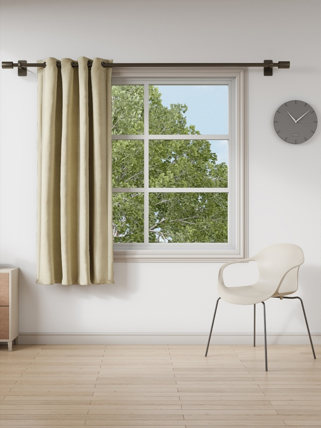 

DDecor Brown Room Darkening Window Curtain