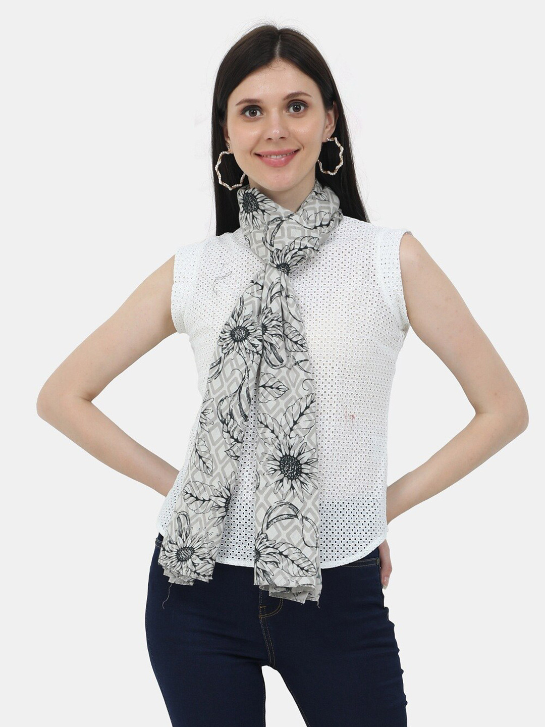 

thickskin Women Assorted Floral Printed Stole