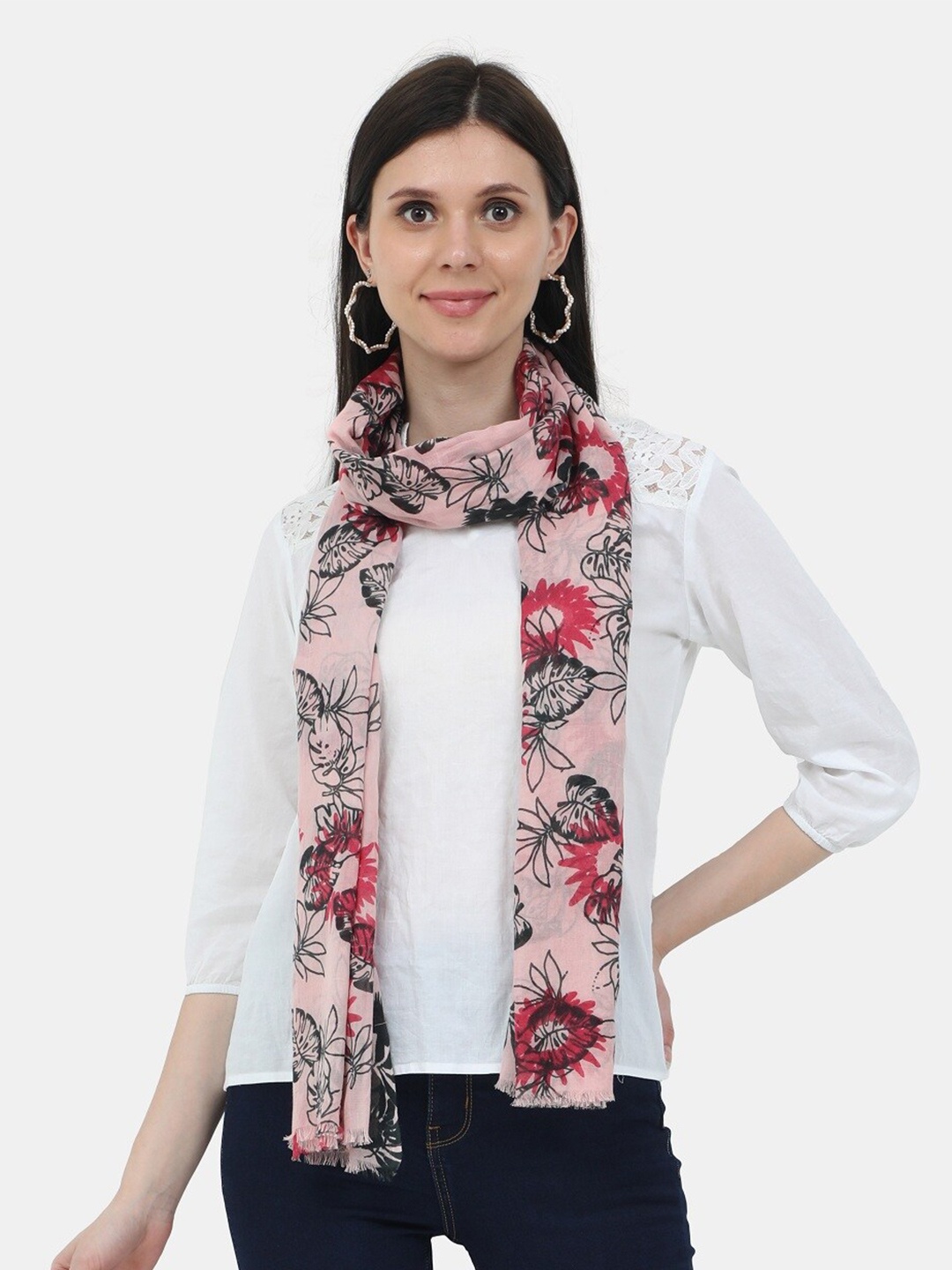 

thickskin Women Assorted Floral Printed Stole