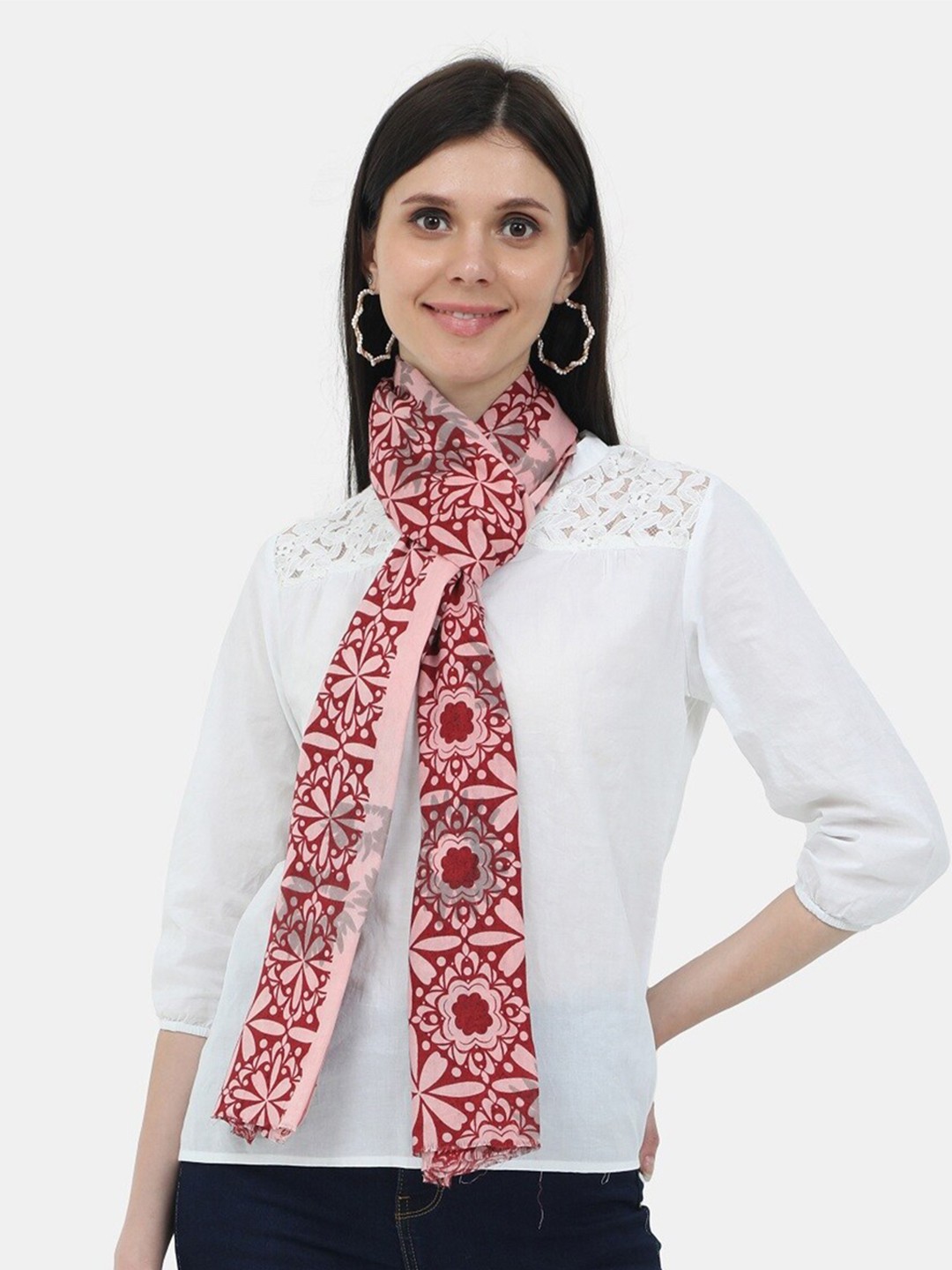 

thickskin Women Assorted Floral Printed Stole