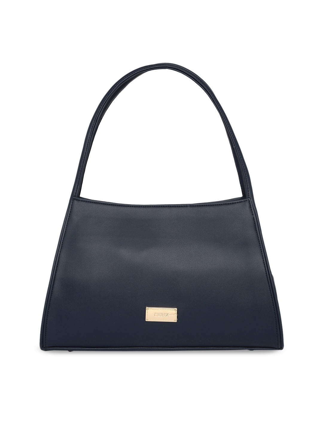 

CERIZ Navy Blue Structured Handheld Bag