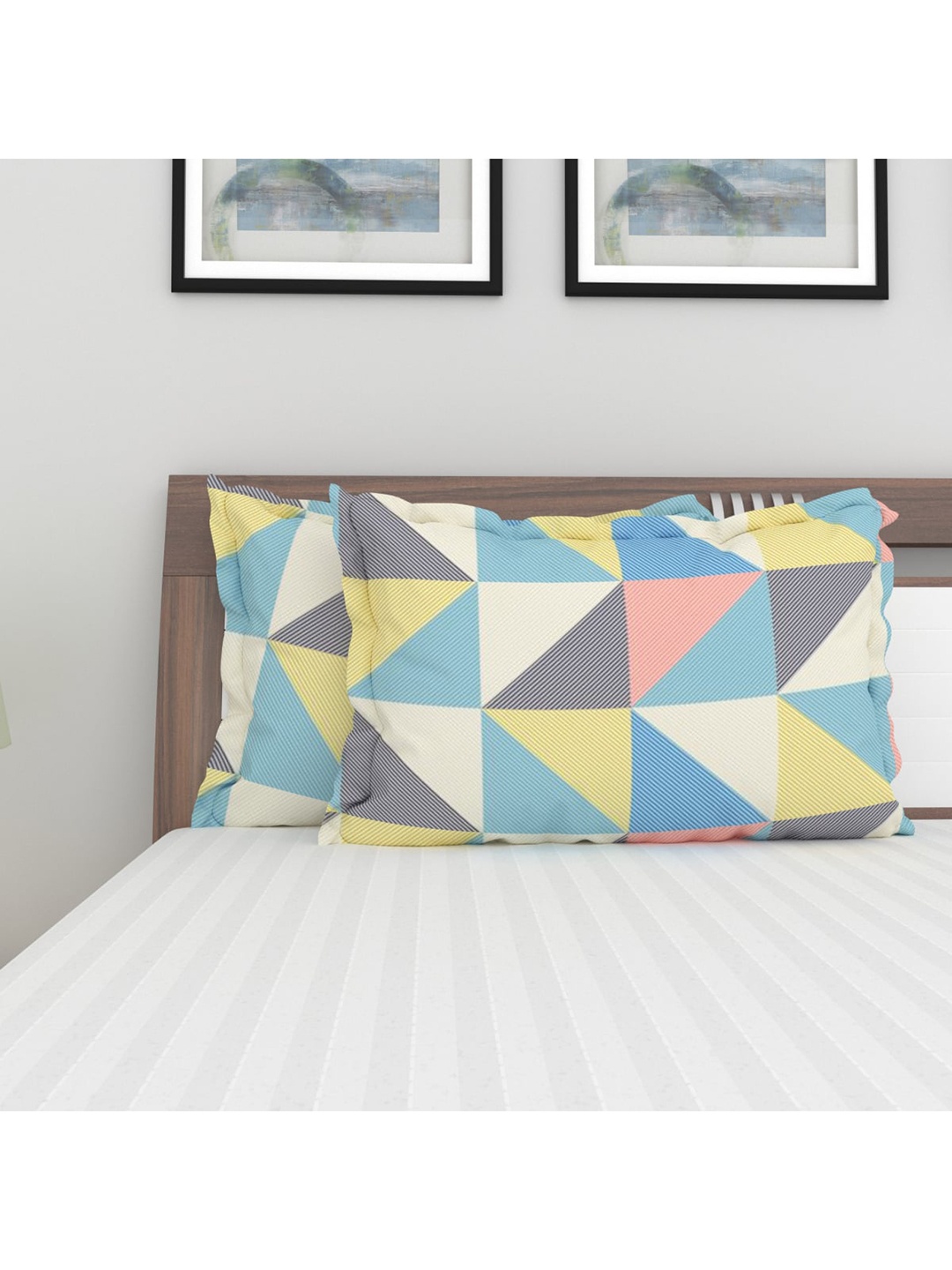 

Home Centre Set Of 6 Assorted Printed Cotton Pillow Covers