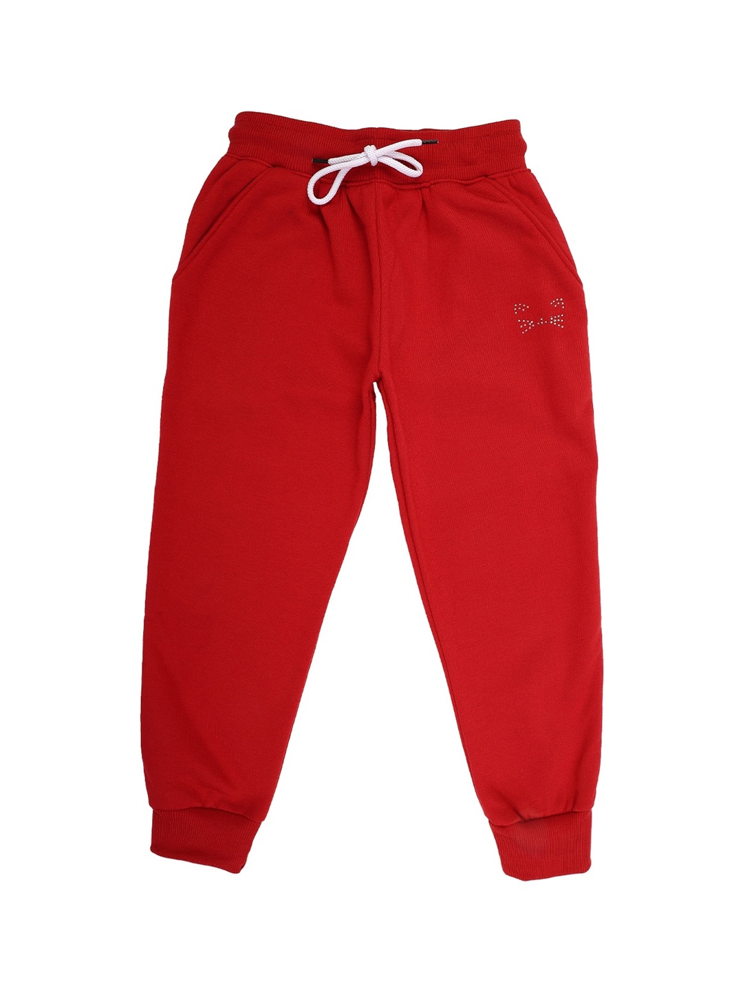

V-Mart Boys Red Easy Wash Joggers