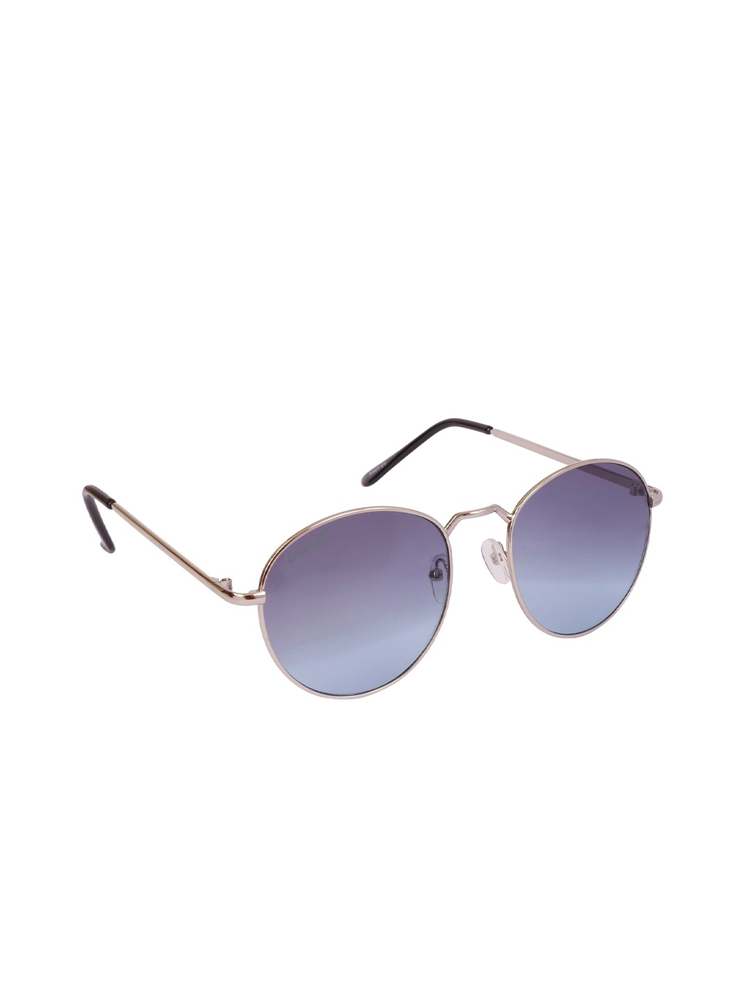 

Duke Unisex Blue Lens & Steel-Toned Round Sunglasses with UV Protected Lens DUKE-A1871-C1