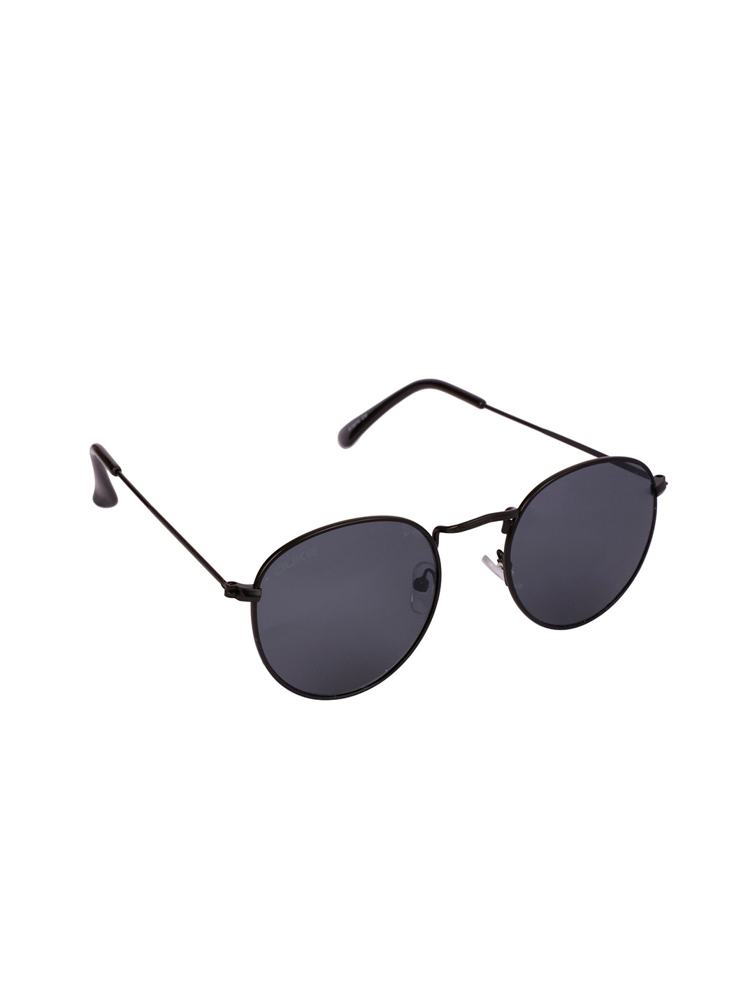 

Duke Unisex Black UV Protected Lens & Black Round Sunglasses DUKE-A1874-C9