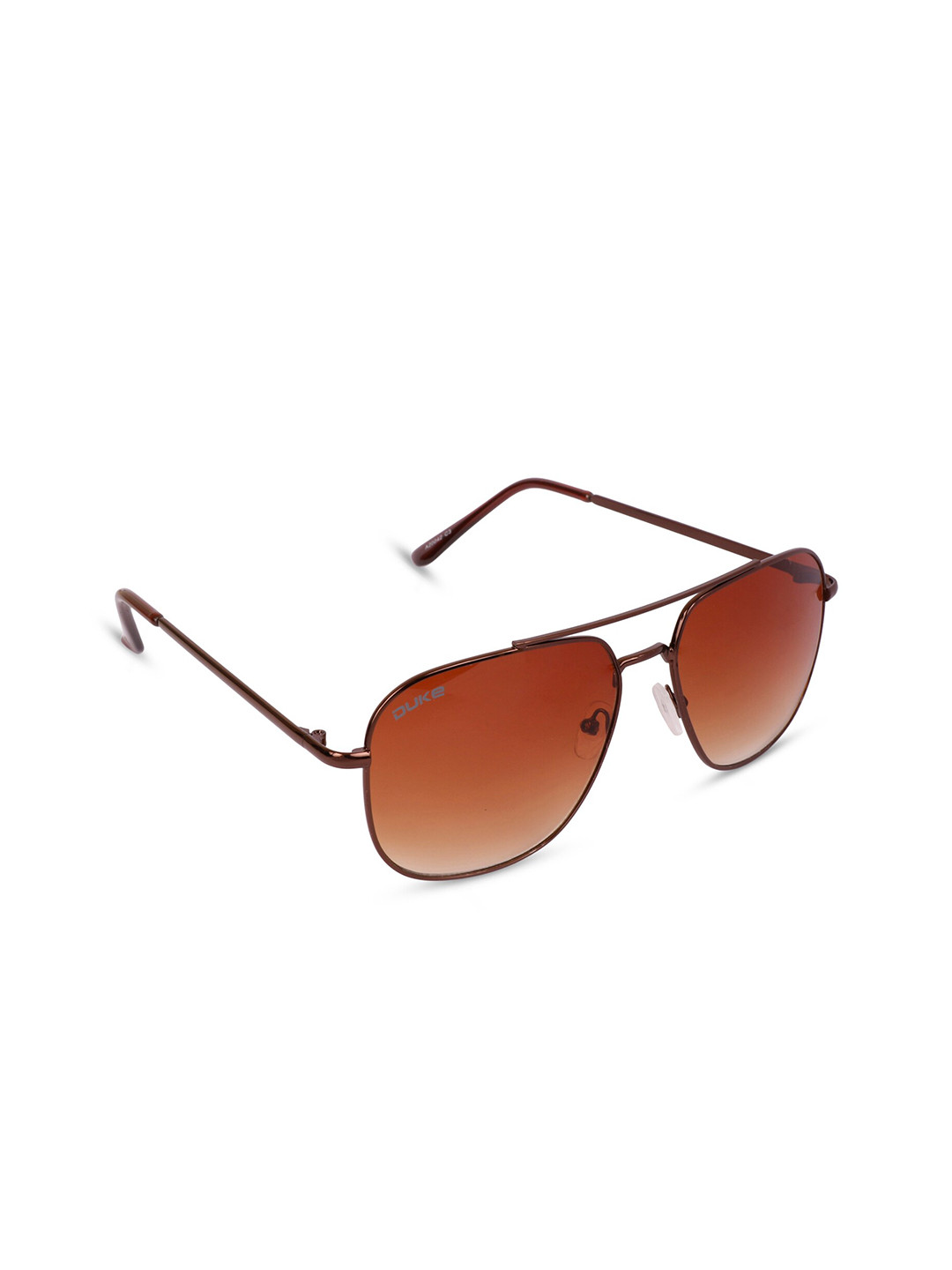

Duke Unisex Brown Lens Rectangle Sunglasses with UV Protected Lens DUKE-A20042-C3