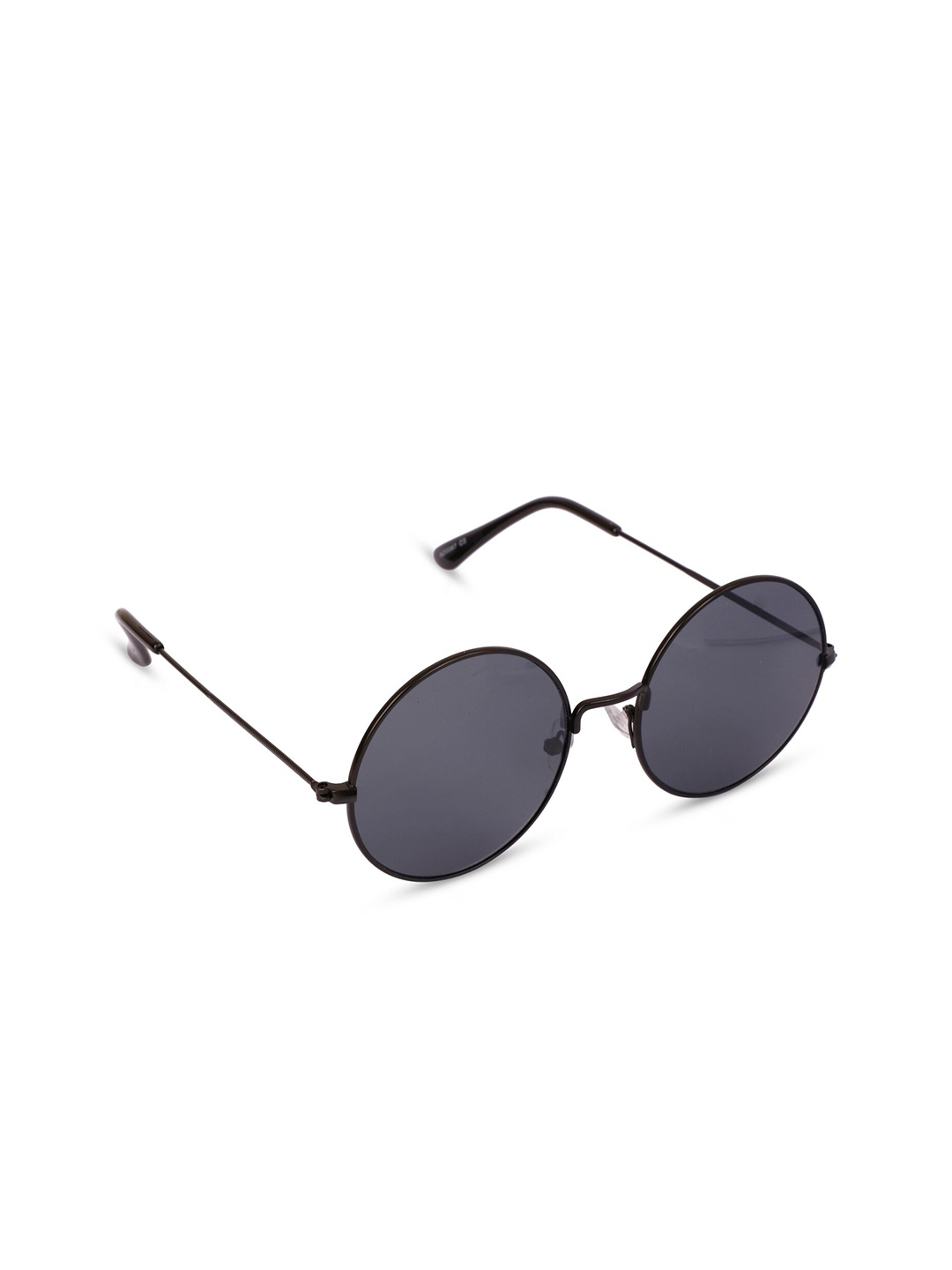 

Duke Unisex Grey Lens & Black Round Sunglasses with UV Protected Lens DUKE-A20067-C9