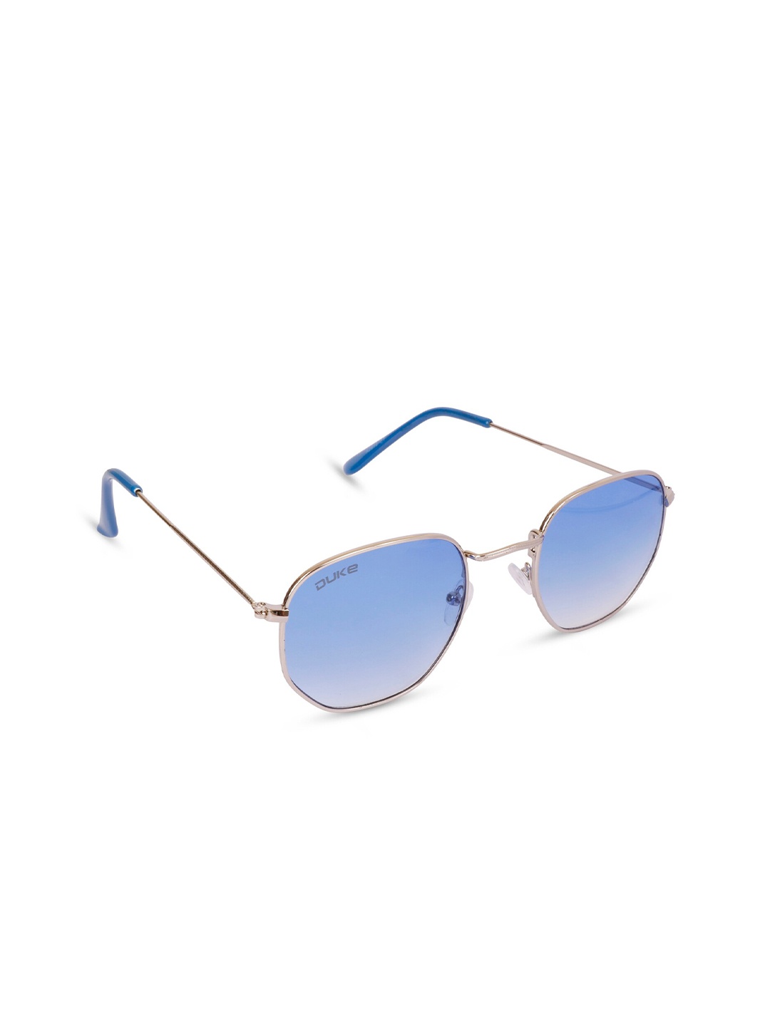 

Duke Unisex Blue Lens & Steel-Toned Other Sunglasses with UV Protected Lens DUKE-A2919-C7