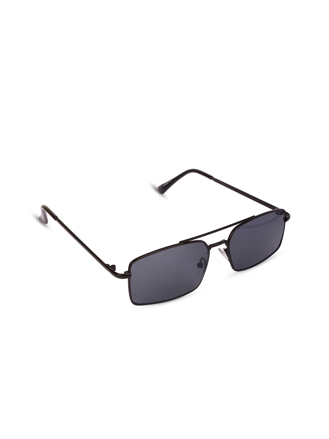 

Duke Unisex Black Lens & Black Rectangle Sunglasses with UV Protected Lens DUKE-A20066-C9