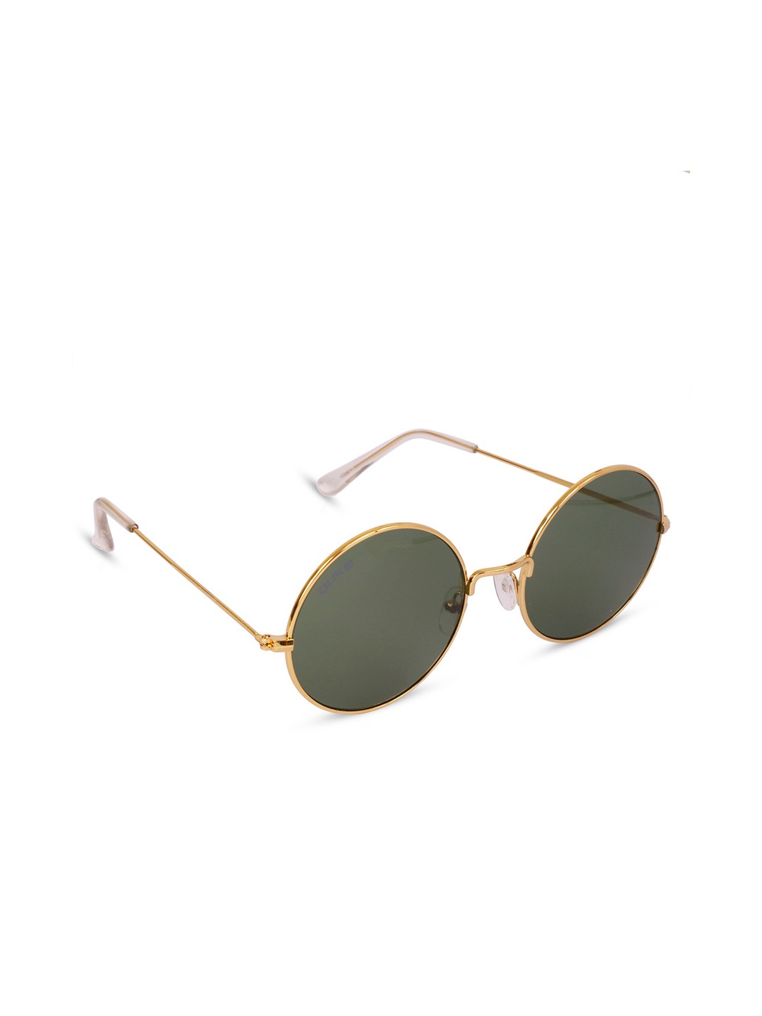

Duke Unisex Green Lens & Gold-Toned Round Sunglasses with UV Protected Lens DUKE-A20067-C5