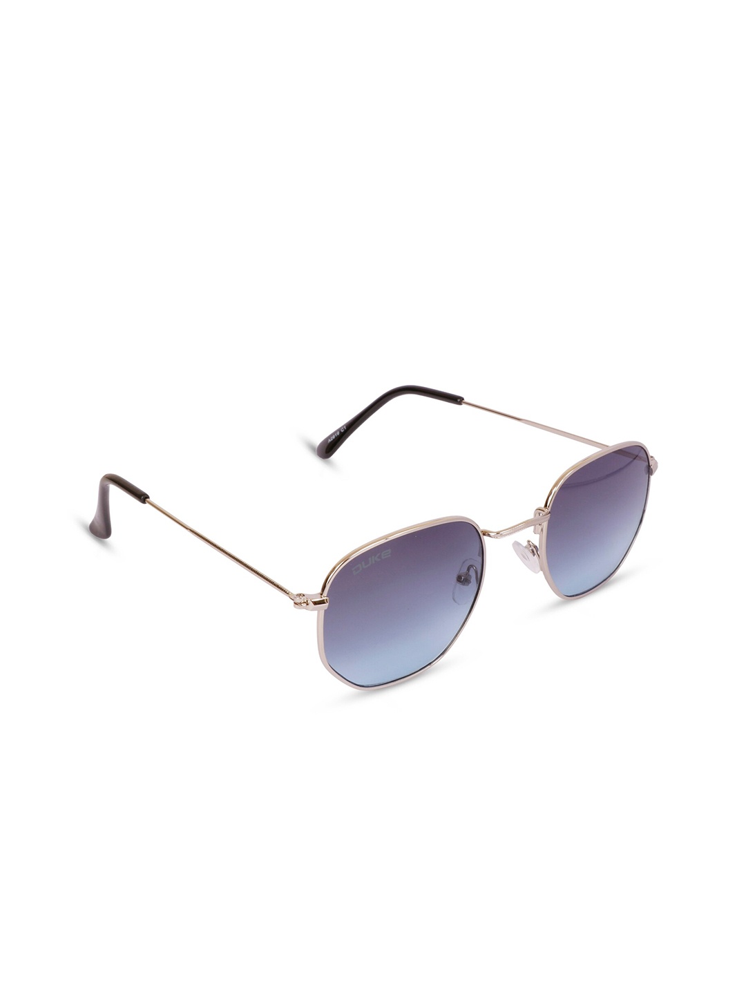 

Duke Unisex Blue Lens & Steel-Toned Other Sunglasses with UV Protected Lens DUKE-A2919-C1