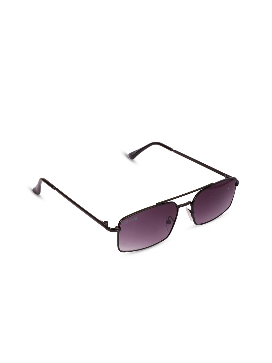 

Duke Unisex Purple Lens & Gunmetal-Toned Rectangle Sunglasses DUKE-A20066-C8