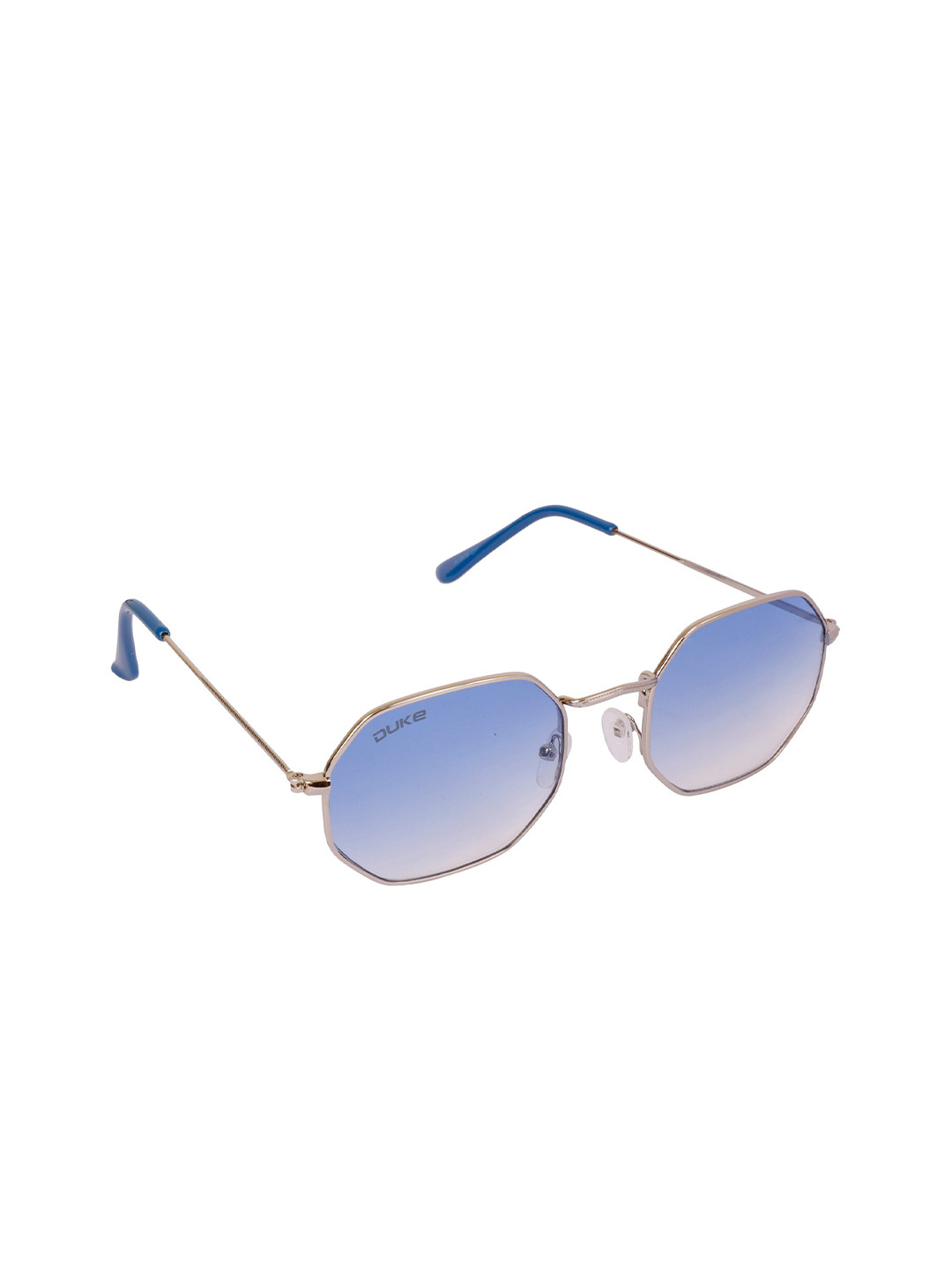 

Duke Unisex Blue Lens & Steel-Toned Other Sunglasses with UV Protected Lens DUKE-A1875-C7