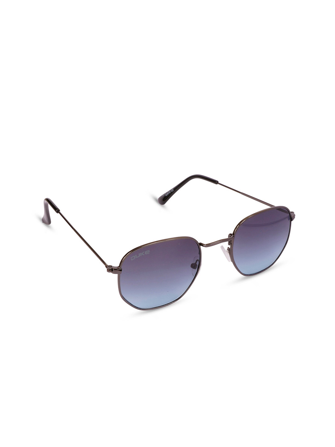 

Duke Unisex Blue Lens & Gunmetal-Toned Other Sunglasses with UV Protected Lens, Navy blue