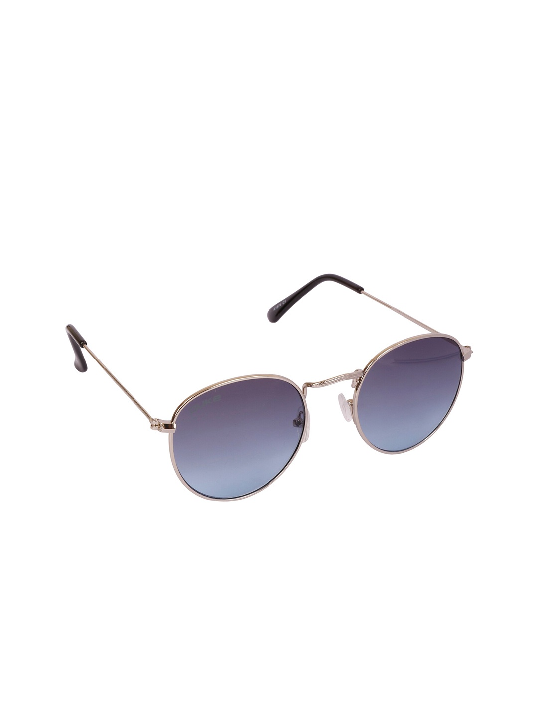 

Duke Unisex Blue Lens & Steel-Toned Round Sunglasses with UV Protected Len DUKE-A1874-C1