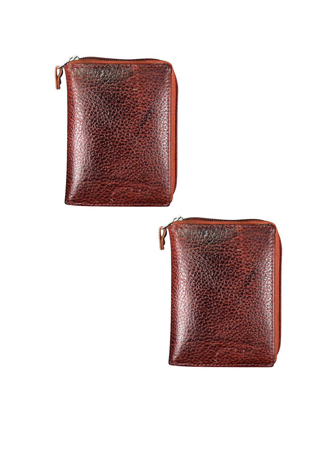 

Style SHOES Unisex Brown Leather Card Holder