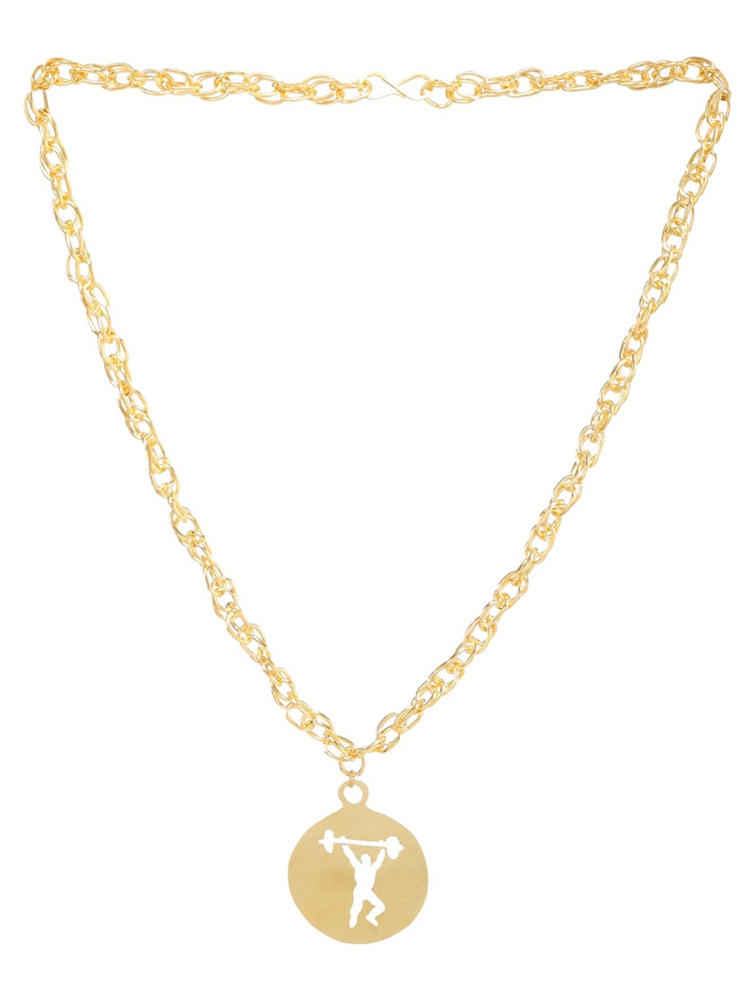 

Goldnera Men Gold-Plated Pendant With Chain