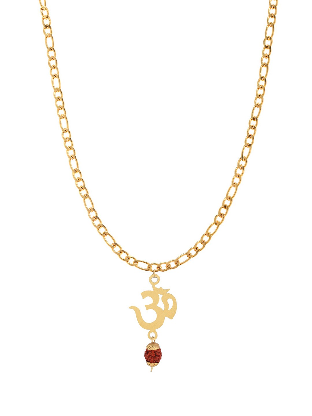 

Goldnera Men Gold-Plated Pendant With Chain