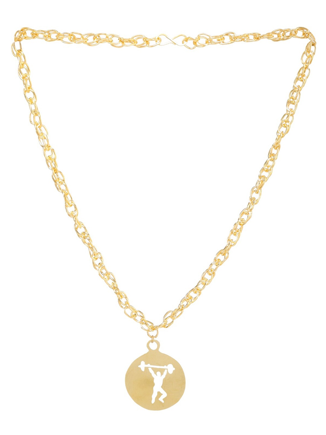 

Goldnera Men Gold-Plated Pendant With Chain