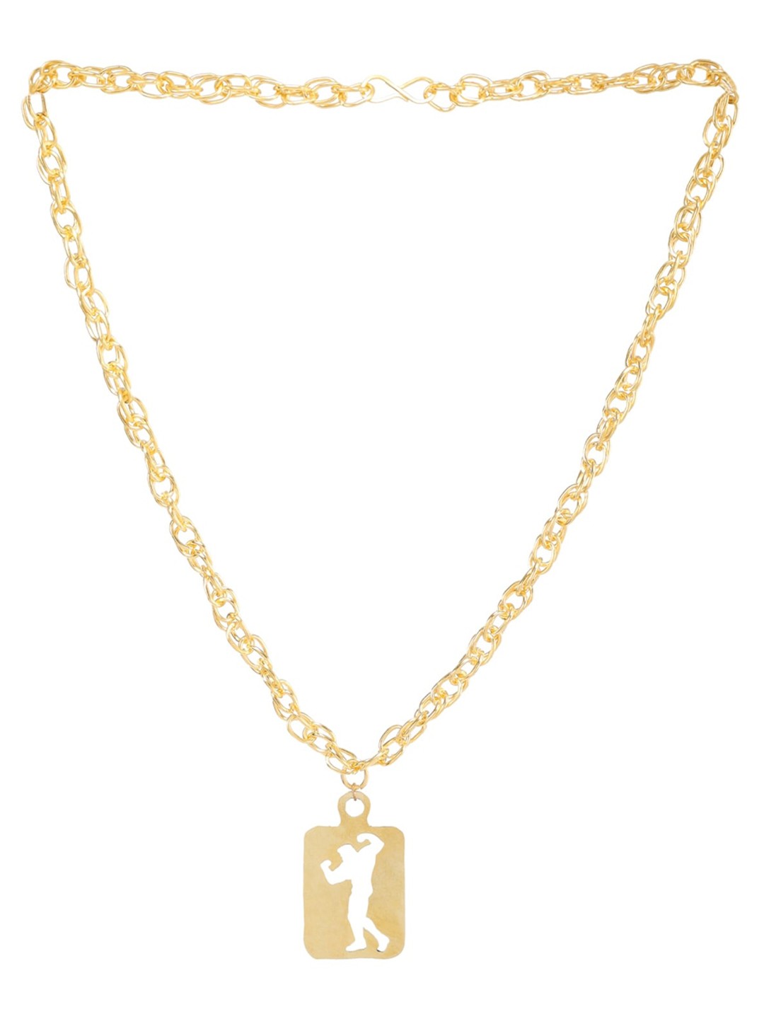 

Goldnera Men Gold-Plated Pendant With Chain