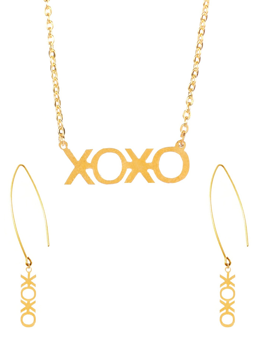 

Goldnera Women Gold-Plated Brass Pendant Set