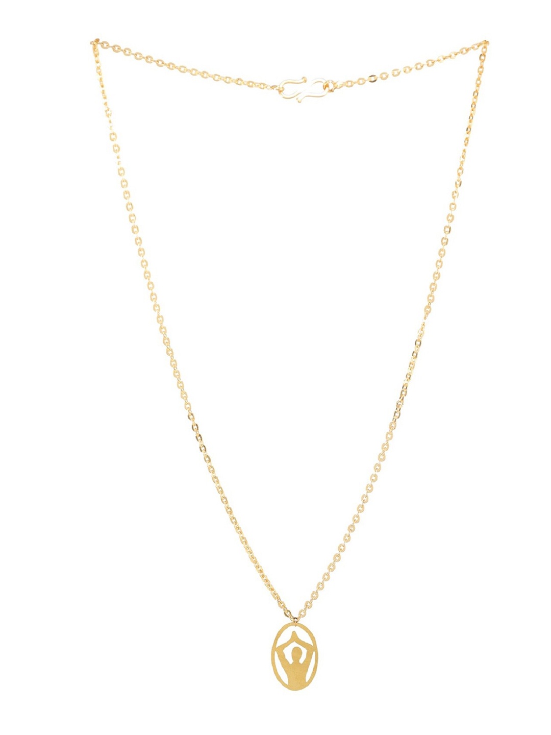 

Goldnera Men Gold-Plated Pendant With Chain