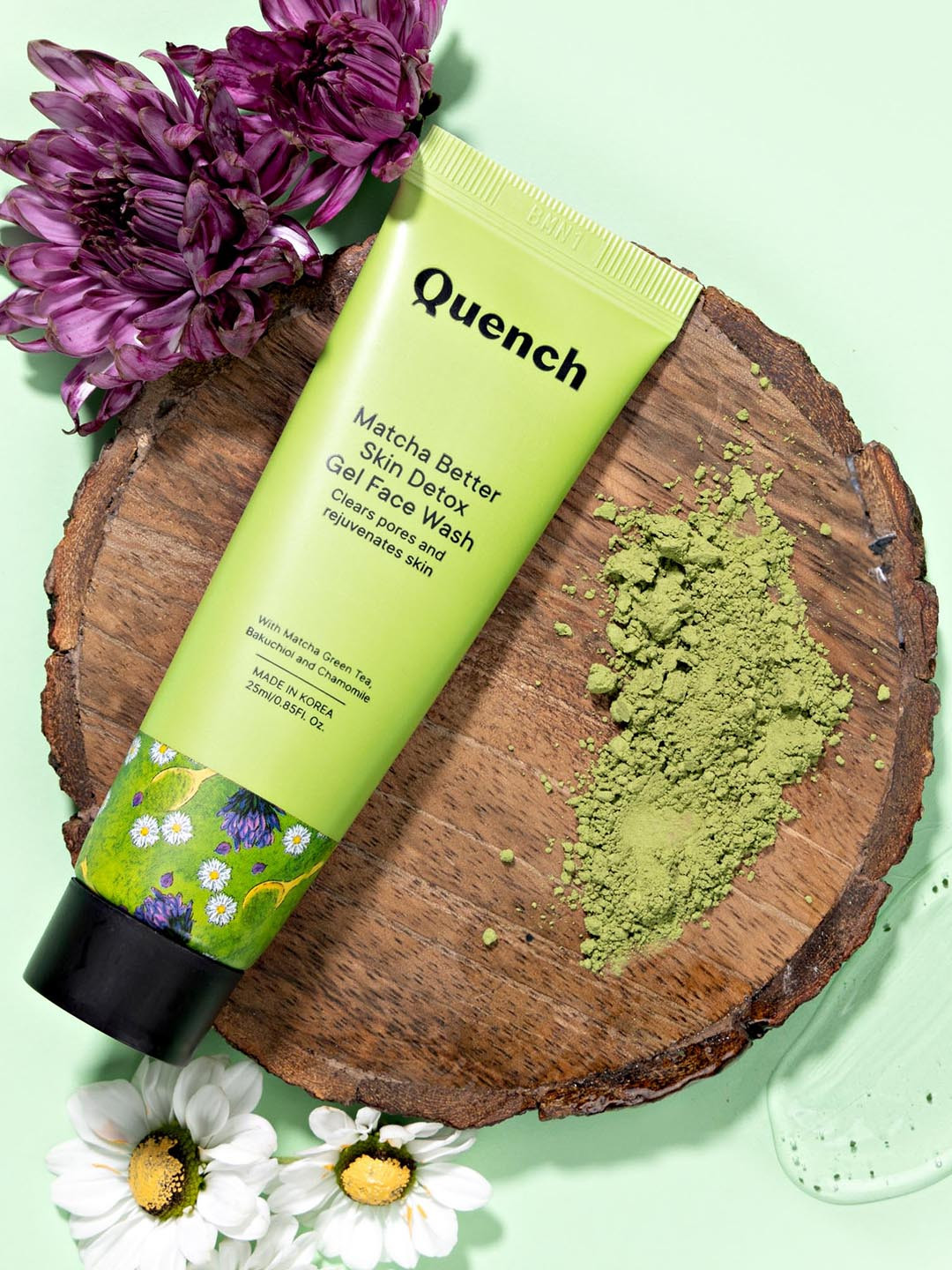 

Quench Matcha Green Tea Face Wash To Detoxify & Purify Skin For Oil & Acne Control - 25ml