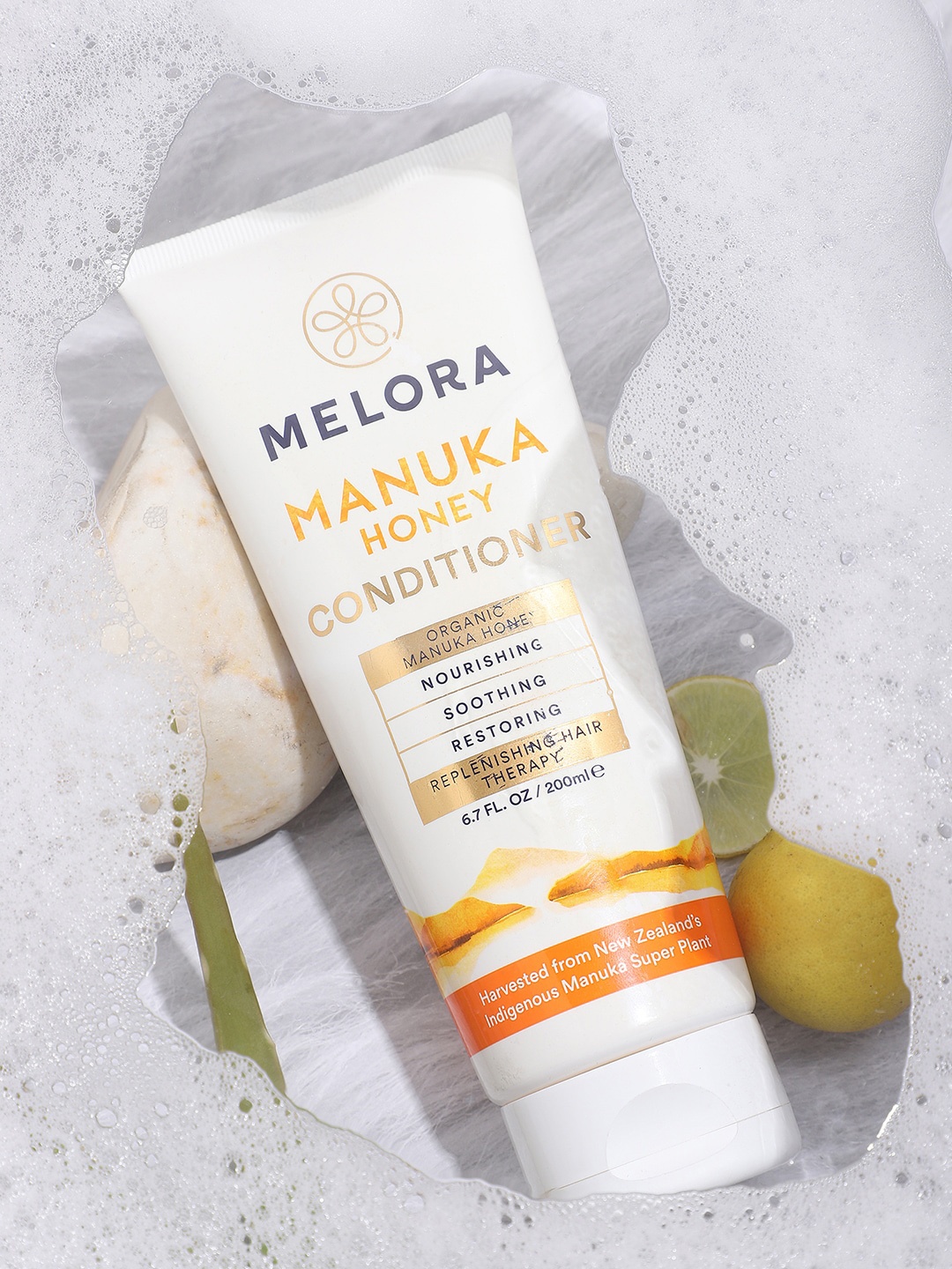 

MELORA Manuka Honey Hair Conditioner - Replenishing Hair Therapy - 200ml, White