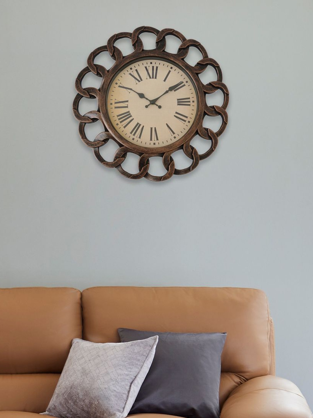

Home Centre Brown Vintage Wall Clock