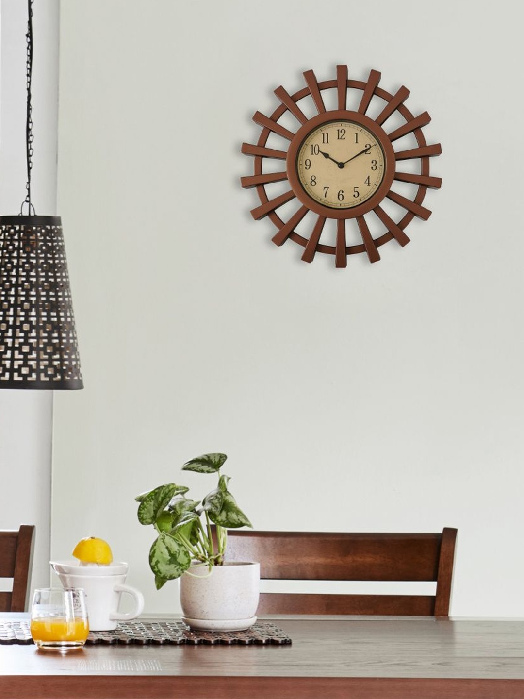 

Home Centre Brown Vintage Wall Clock